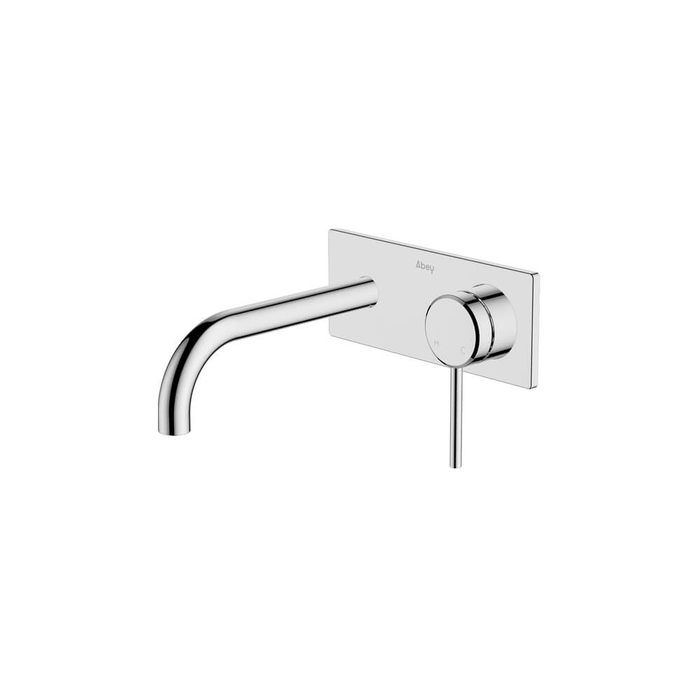 Poco Wall Basin/Bath Set 165mm Lead Free in Chrome - One cover plate