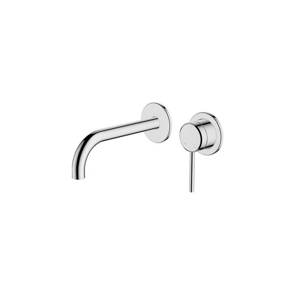 Poco Wall Basin/Bath Set 165mm Lead Free in Chrome - Two cover plates