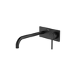 Poco Wall Basin/Bath Set 220mm Lead Free in Black - One cover plate