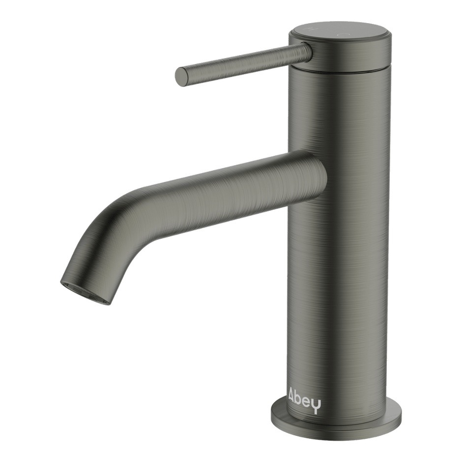 Poco Basin Mixer in Gun Metal