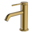 Poco Knurled Basin Mixer in Brushed Brass