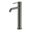 Poco Knurled High Basin Mixer in Gun Metal