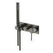 Poco 3 Hole Bath/Shower Mixer Set in Gun Metal