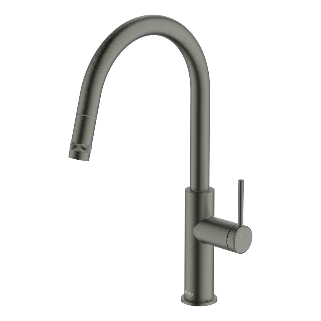 Poco Pull Out Kitchen Mixer in Gun Metal