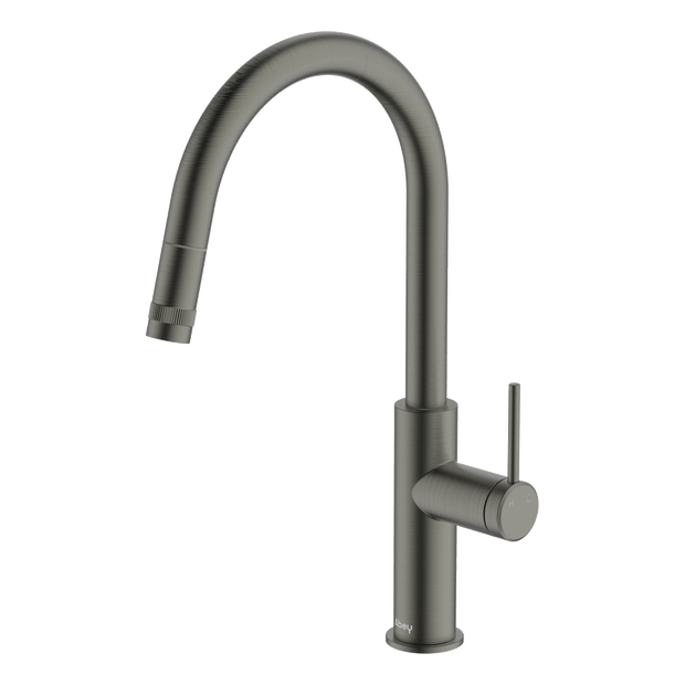 Poco Pull Out Kitchen Mixer in Gun Metal
