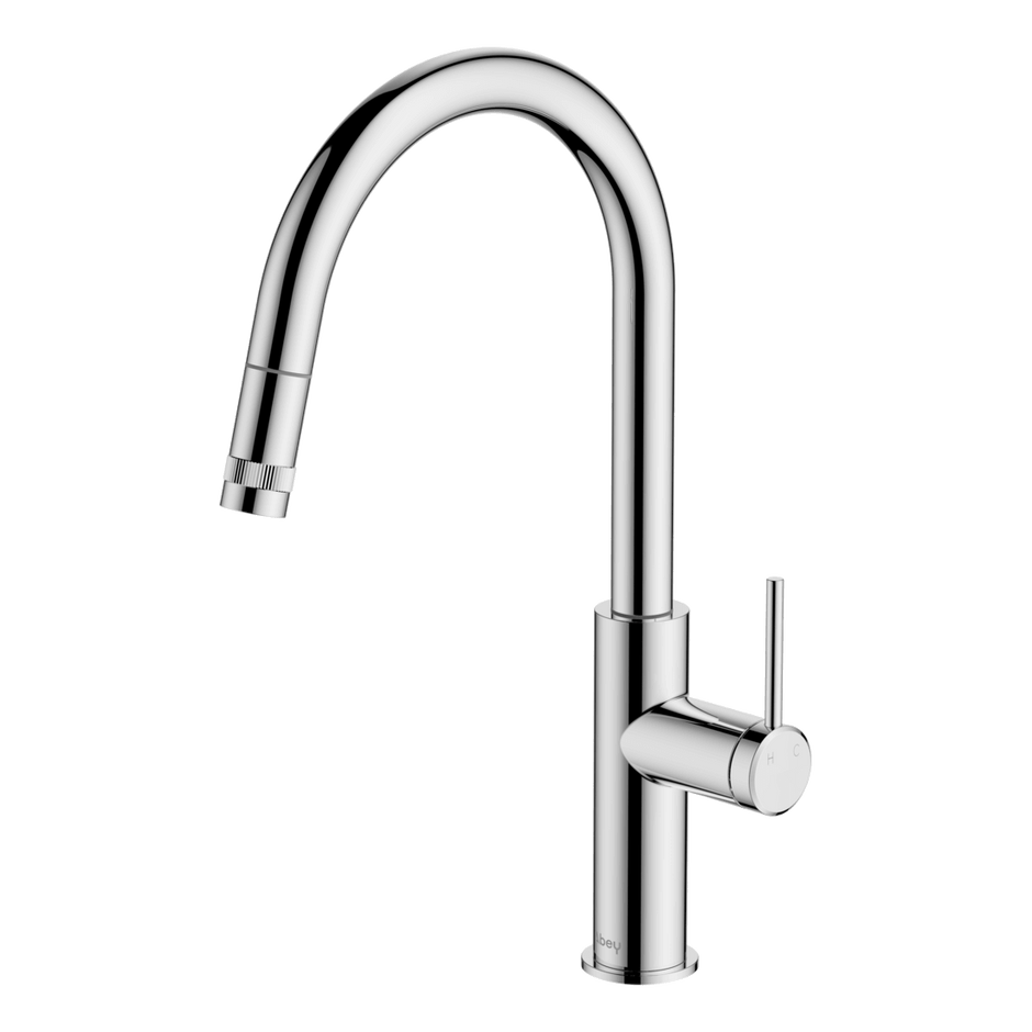 Poco Pull Out Kitchen Mixer in Chrome