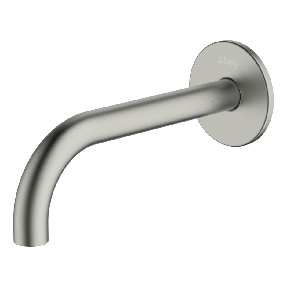 Poco Basin Spout 165mm in Brushed Nickel