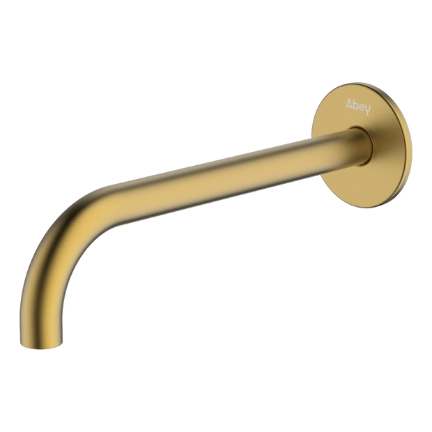 Poco Basin Spout 220mm in Brushed Brass