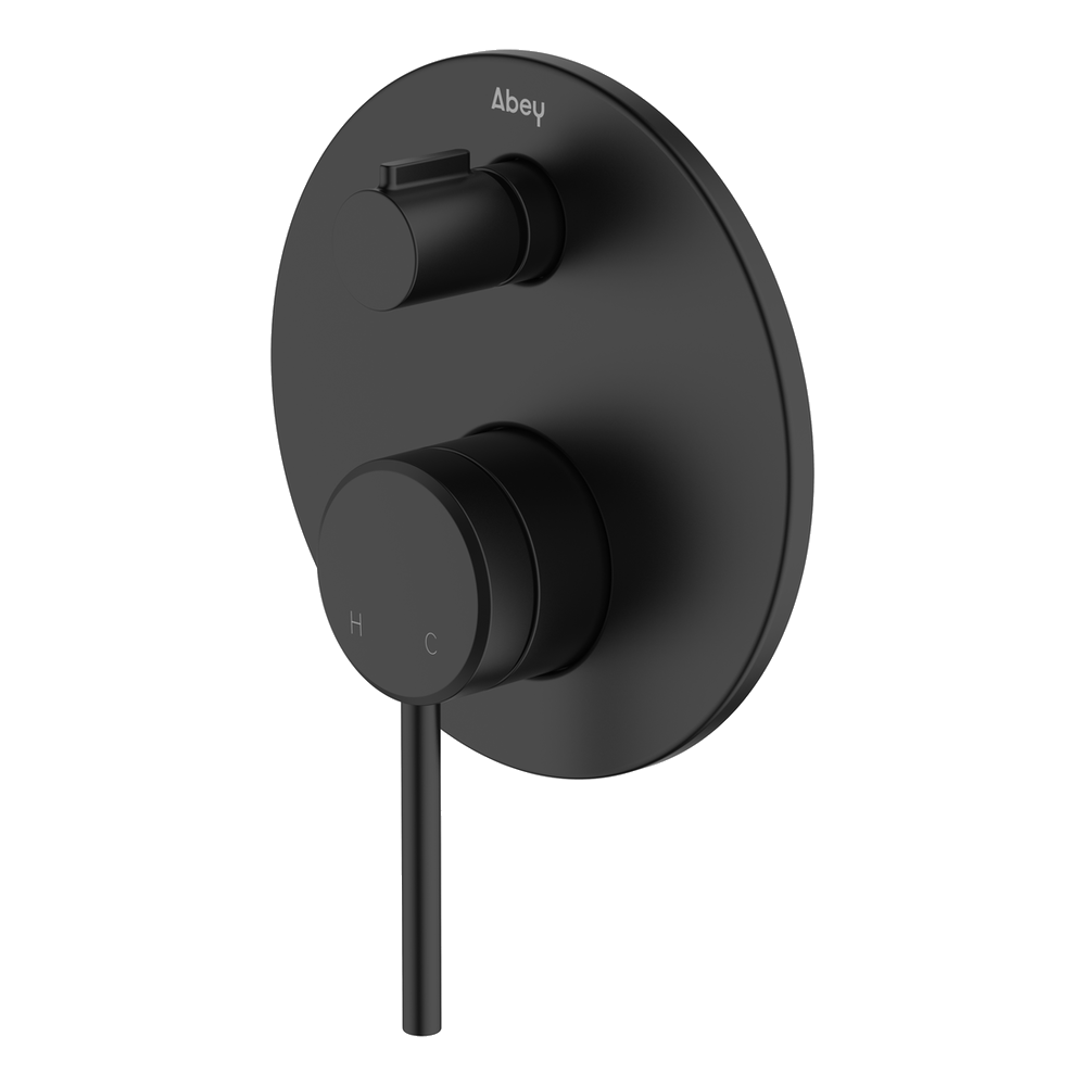 Poco Diverter Mixer in Black