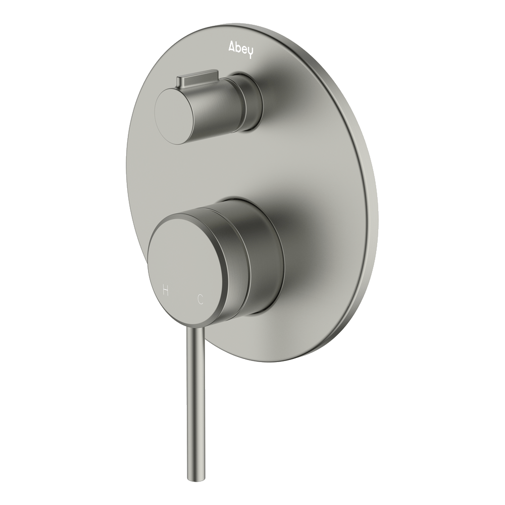 Poco Diverter Mixer in Brushed Nickel