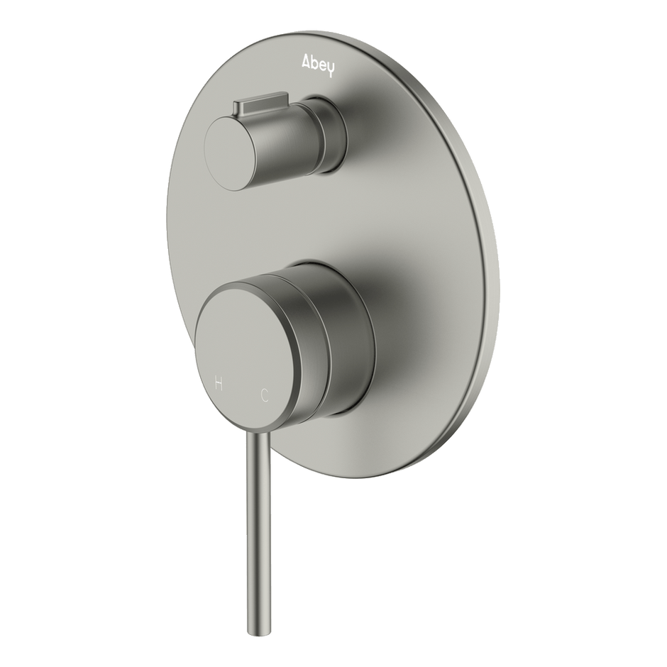 Poco Diverter Mixer in Brushed Nickel