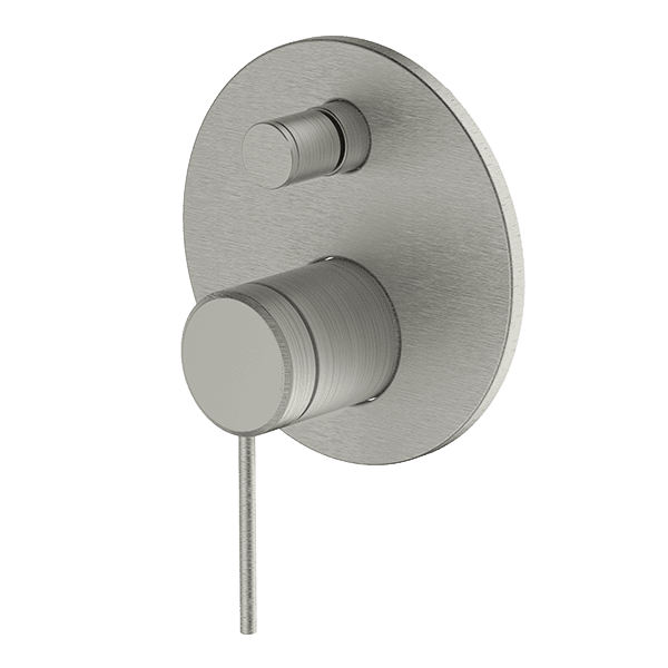 Poco Diverter Mixer in Brushed Nickel