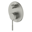 Poco Knurled Diverter Mixer in Brushed Nickel