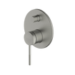 Poco Knurled Diverter Mixer in Brushed Nickel