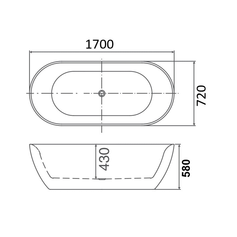 Zenmo Sorrento Freestanding Bath