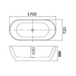 Zenmo Sorrento Freestanding Bath