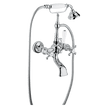 Provincial Wall Mounted Bath Filler in Chrome
