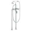 Provincial Floor Mounted Bath Filler in Chrome