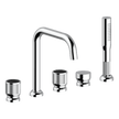 Lumiere Five Piece Bath Mixer Set