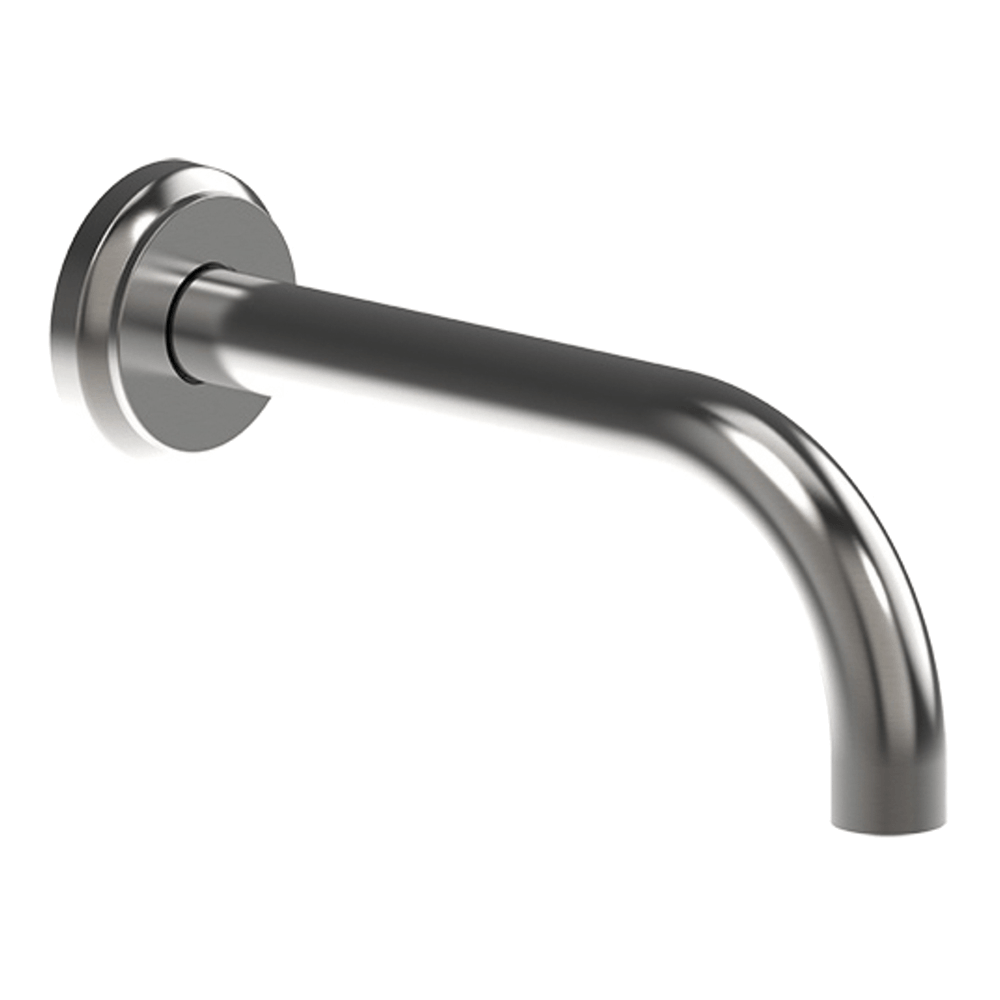 Lumiere Wall Mounted Bath Spout in Black Brushed Nickel