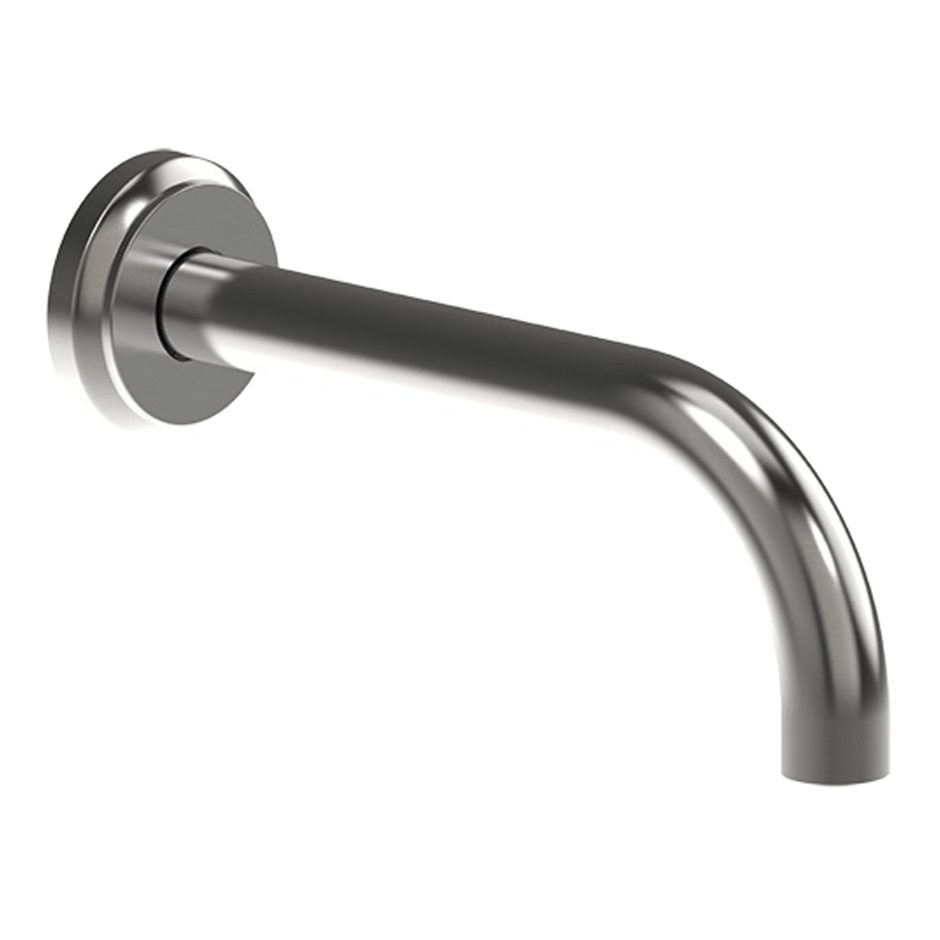 Lumiere Wall Mounted Bath Spout in Black Brushed Nickel