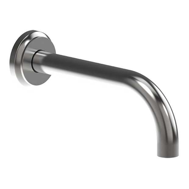 Lumiere Wall Mounted Bath Spout in Black Brushed Nickel