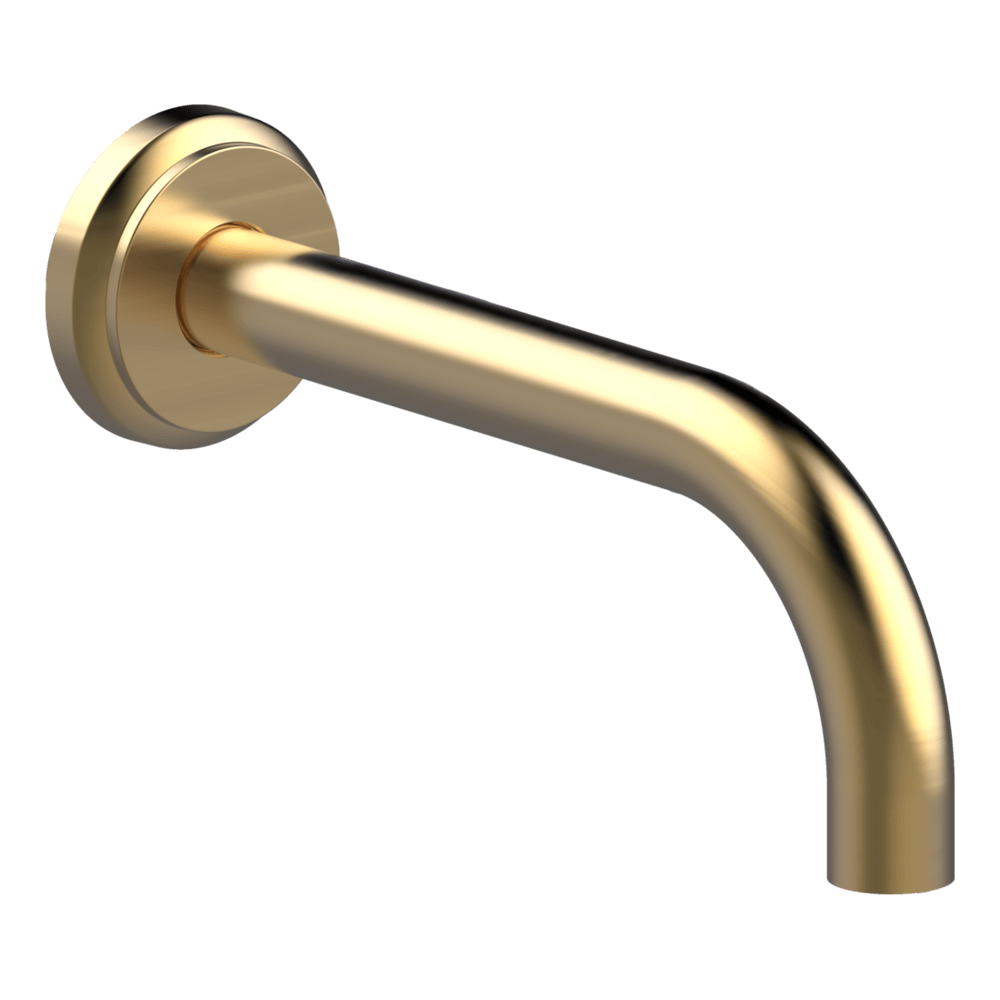 Lumiere Wall Mounted Bath Spout in Light Gold