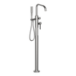 Lumiere Floor Mounted Bath Filler in Brushed Nickel