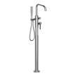 Lumiere Floor Mounted Bath Filler in Polished Nickel