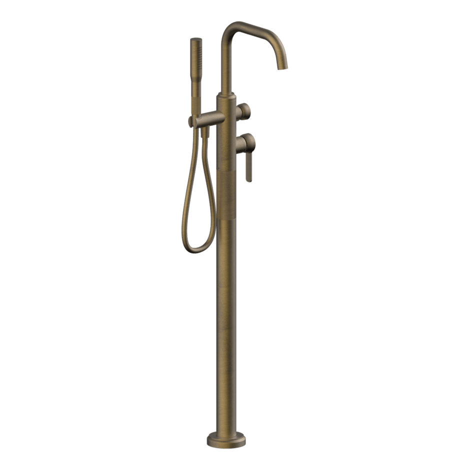Lumiere Floor Mounted Bath Filler in Tobacco