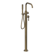 Lumiere Floor Mounted Bath Filler in Tobacco