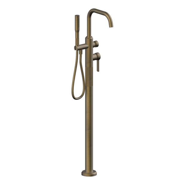 Lumiere Floor Mounted Bath Filler in Tobacco