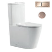 Zenmo Exon Toilet Suite in Champagne Copper