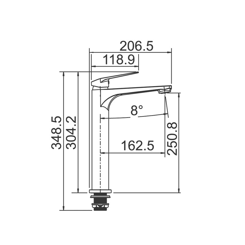 Zenmo Exon Tower Basin Mixer
