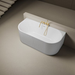 Zenmo Piaza Fluted Back to Wall Bath lifestyle