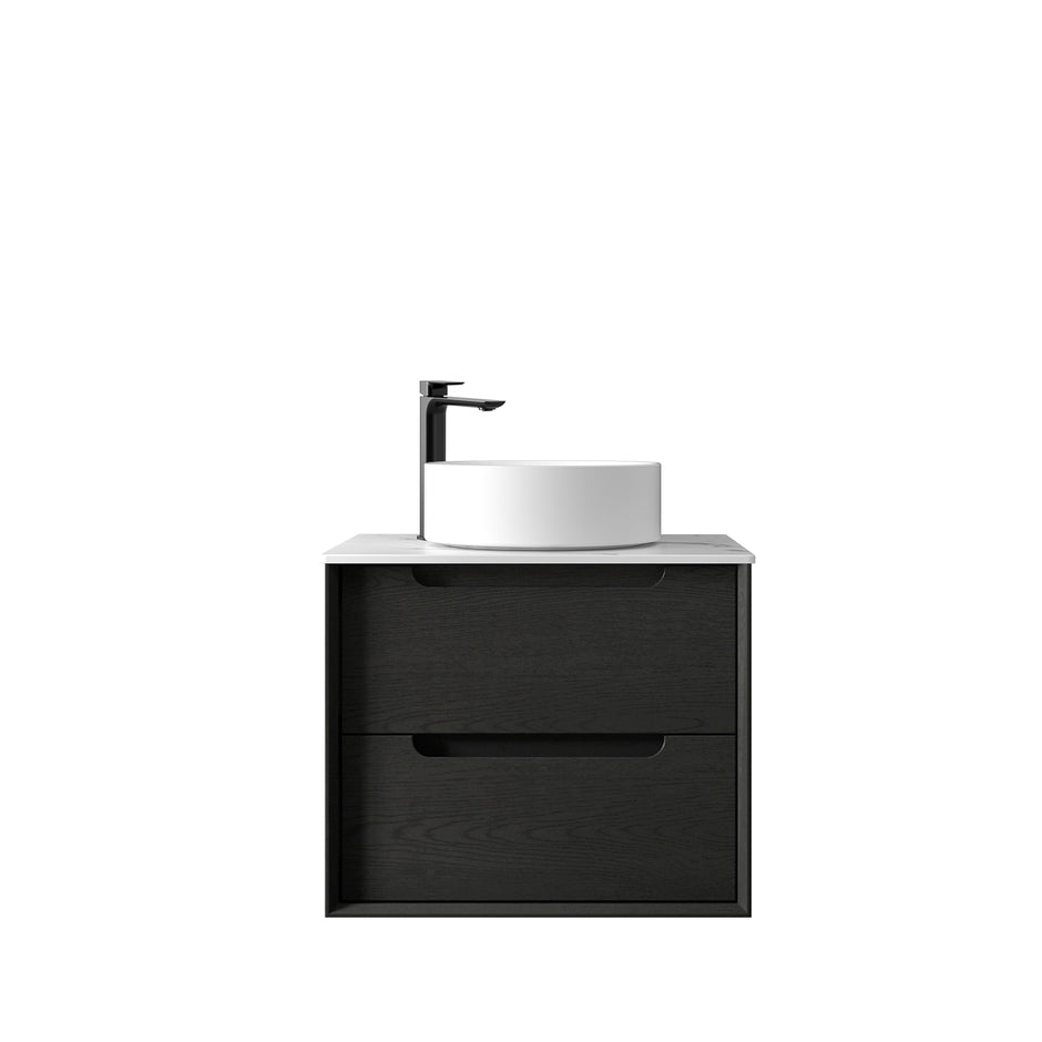 Hampton Mark II 600mm Satin White Wall Hung Vanity