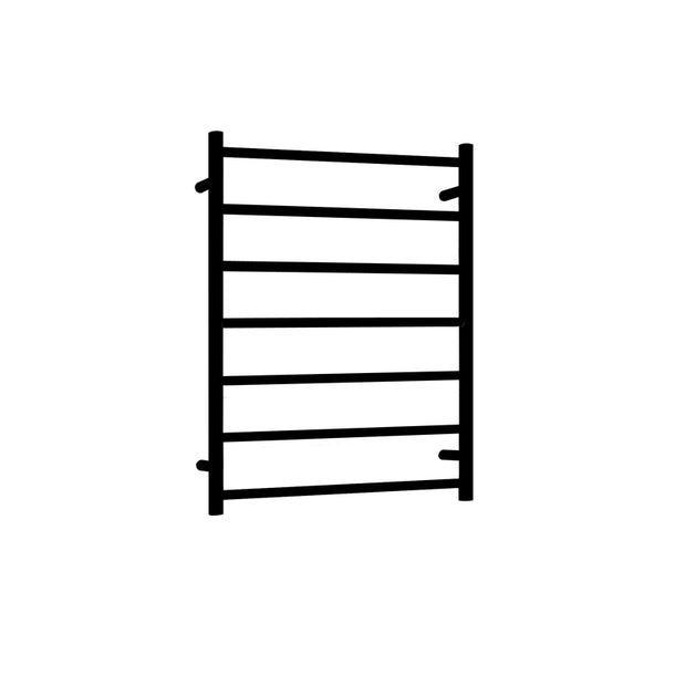 Zenmo Jess Non Heated Stainless Steel Towel Ladder Round Bar in Matte Black