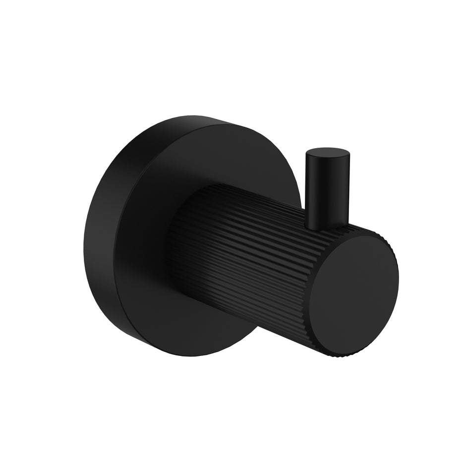 Ikon Linie Robe Hook in Matte Black