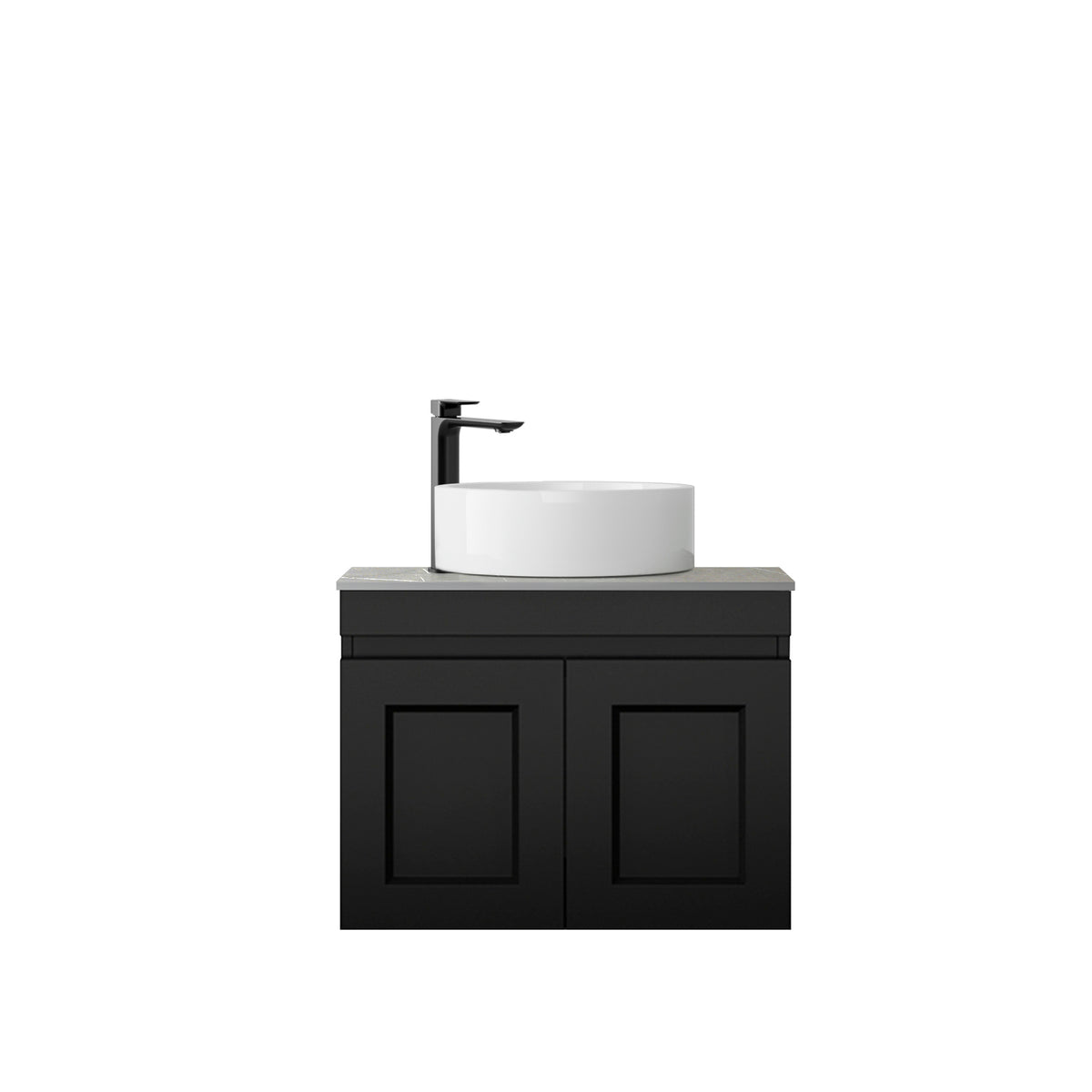 Otti Byron 600mm Black Oak Wall Hung Vanity