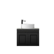 Otti Byron 600mm Black Oak Wall Hung Vanity