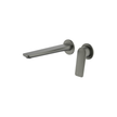Vela Basin/Bath Set with 220mm Wall Spout in Gun Metal - Two cover plates