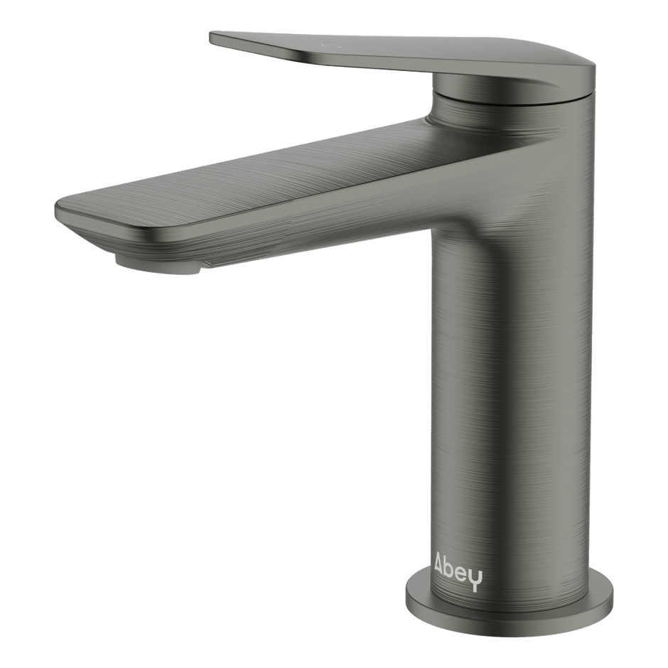 Vela Basin Mixer in Gun Metal