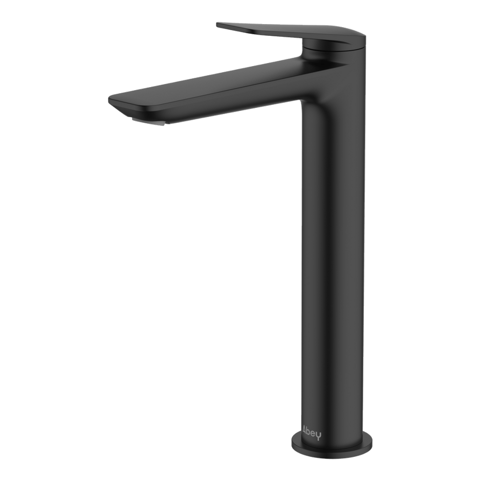 Vela High Basin Mixer in Black