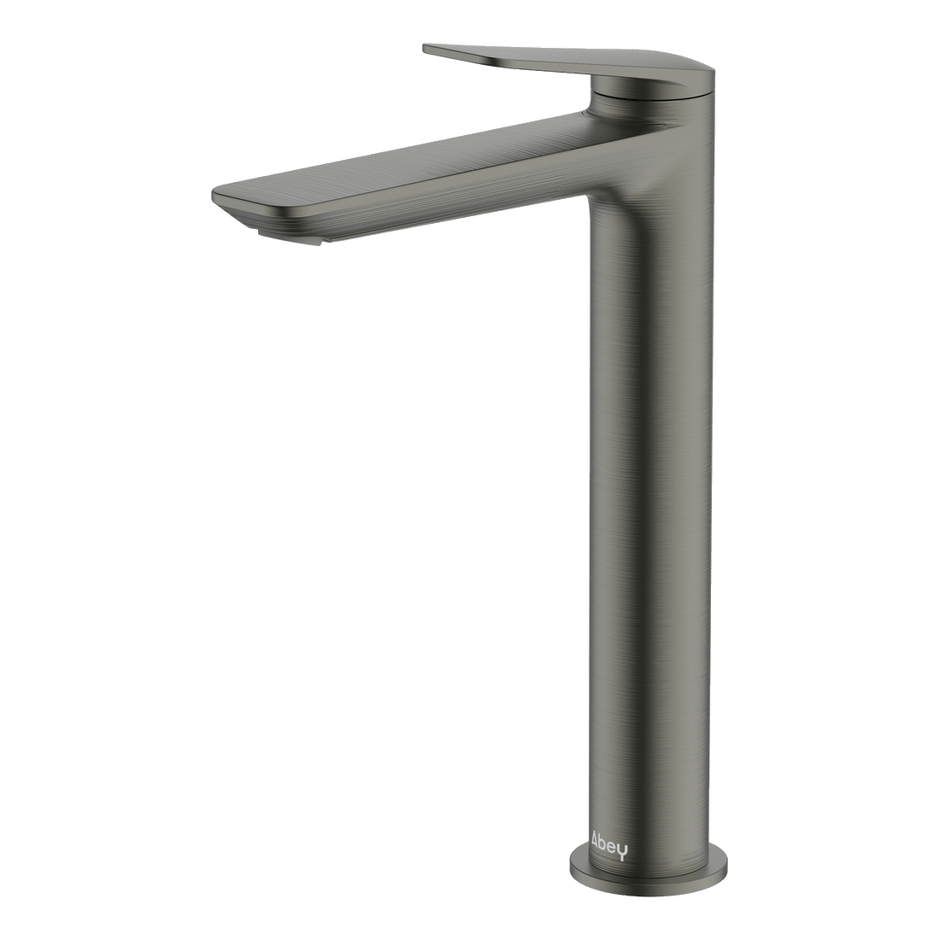 Vela High Basin Mixer in Gun Metal
