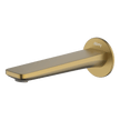 Vela Wall Spout 165mm in Brushed Brass