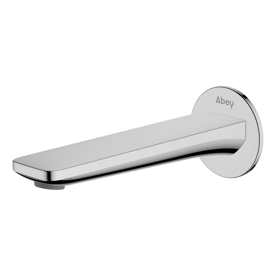 Vela Wall Spout 165mm in Chrome