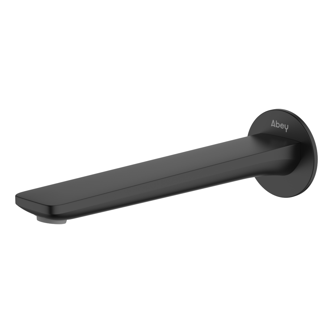 Vela Wall Spout 220mm in Black
