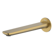 Vela Wall Spout 220mm in Brushed Brass
