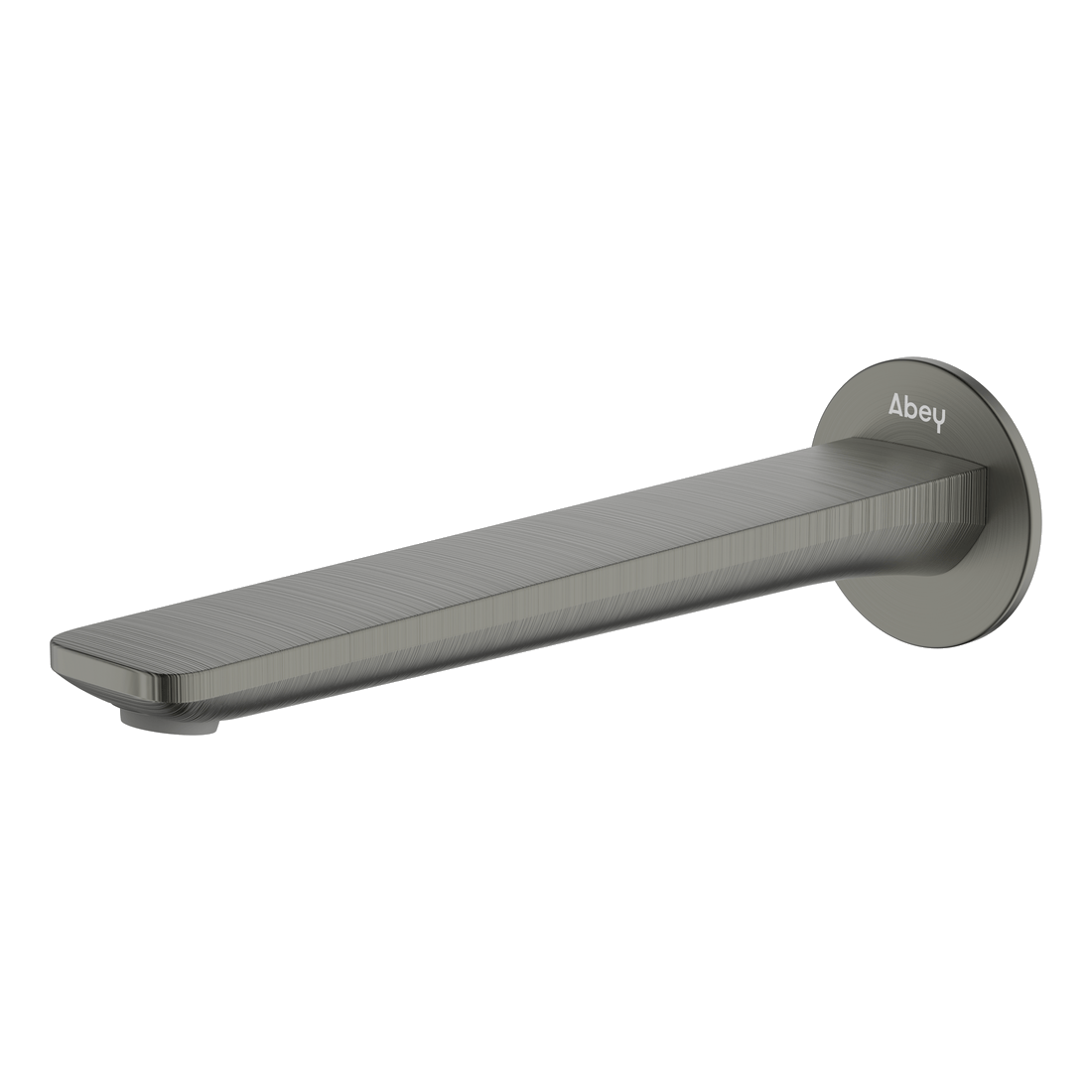 Vela Wall Spout 220mm in Gun Metal