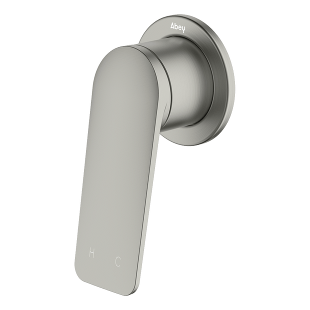 Vela Shower Mixer in Brushed Nickel
